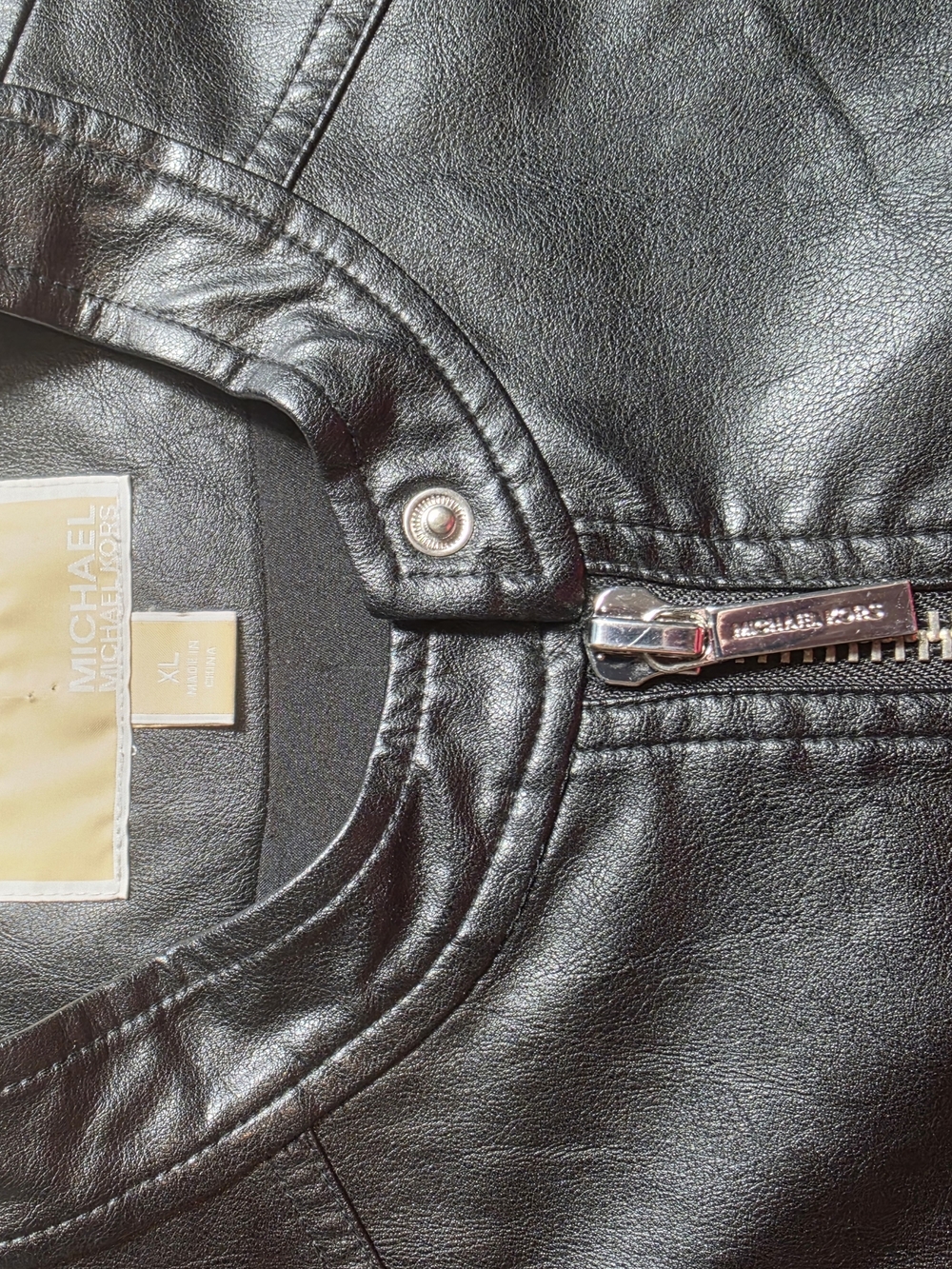Michael Kors Black  Lightweight Jacket - Women’s Size XL - Sleek - Picture 6 of 6